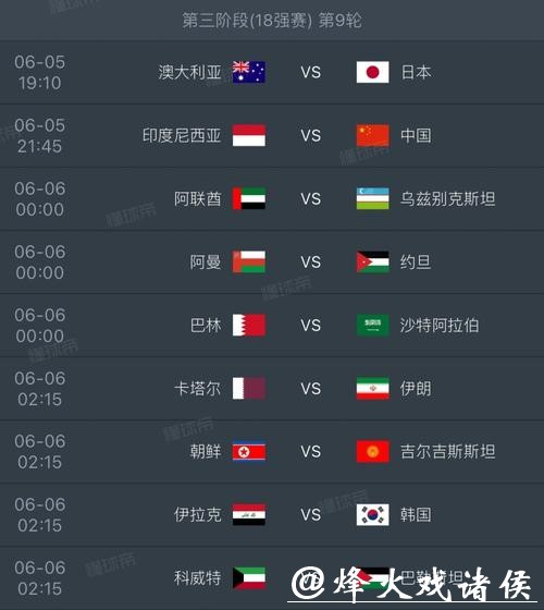 2026世界杯完整赛程公开